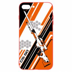Чохол для iPhone 8 Plus CS: GO AWP Asiimov Skin - PrintSalon