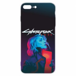 Чехол для iPhone 8 Plus Cyberpunk Girl Portrait