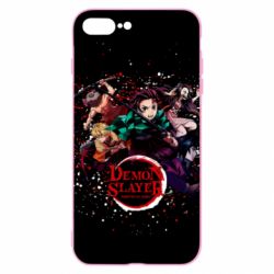 Чохол для iPhone 8 Plus Demon Slayer - PrintSalon