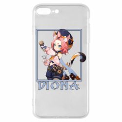 Чехол для iPhone 8 Plus Diona Genshin Impact - PrintSalon