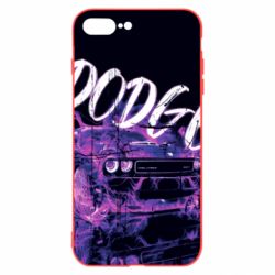 Чохол для iPhone 8 Plus Dodge Art neon - PrintSalon