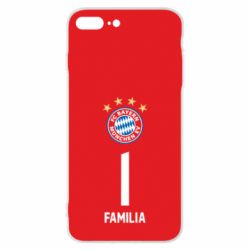 Чехол для iPhone 8 Plus FC Bayern. Твоя фамилия, номер (англ.) - PrintSalon