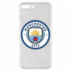 Чехол для iPhone 8 Plus FC Manchester City Logo - PrintSalon