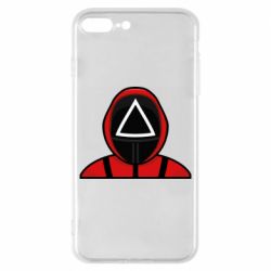 Чехол для iPhone 8 Plus Игра в кальмара Soldier - PrintSalon