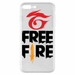 Чохол для iPhone 8 Plus Garena and Free Fire logo - PrintSalon