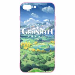 Чохол для iPhone 8 Plus Genshin Impact World - PrintSalon