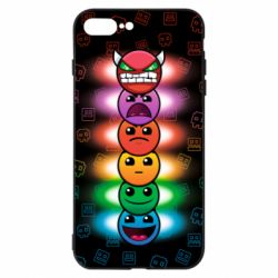 Чохол для iPhone 8 Plus Geometry Dash Levels - PrintSalon