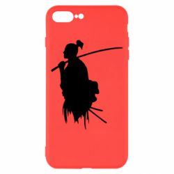 Чехол для iPhone 8 Plus Ghost Of Tsushima Silhouette - PrintSalon