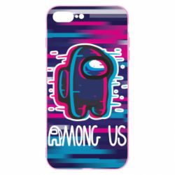 Чехол для iPhone 8 Plus Glitch Among Us - PrintSalon
