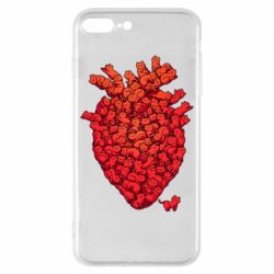 Чехол для iPhone 8 Plus Heart of many cats - PrintSalon