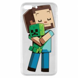 Чохол для iPhone 8 Plus Heroes from Minecraft