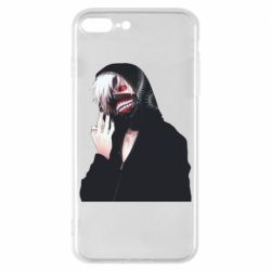 Чехол для iPhone 8 Plus Kaneki Portrait - PrintSalon