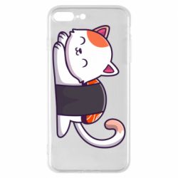 Чехол для iPhone 8 Plus Котик-суши - PrintSalon