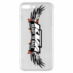 Чехол для iPhone 8 Plus Ktm Ready to Race Wings - PrintSalon
