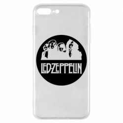 Чехол для iPhone 8 Plus Led Zeppelin in a circle - PrintSalon
