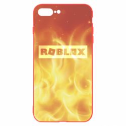 Чехол для iPhone 8 Plus Logo and fire