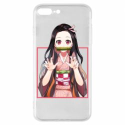 Чехол для iPhone 8 Plus Nezuko - PrintSalon