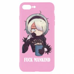Чохол для iPhone 8 Plus Nier. Fuck Mankind - PrintSalon