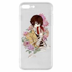 Чехол для iPhone 8 Plus Osamu Dazai in flowers
