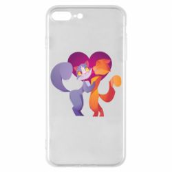 Чохол для iPhone 8 Plus Парочка. Котики - PrintSalon