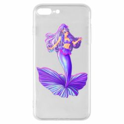 Чехол для iPhone 8 Plus Purple Mermaid Barbie - PrintSalon