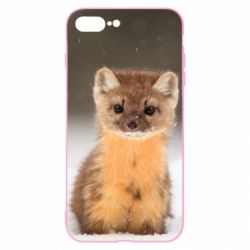 Чехол для iPhone 8 Plus Пушистая куница - PrintSalon