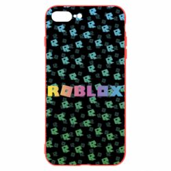 Чехол для iPhone 8 Plus Roblox And Logo 3D - PrintSalon