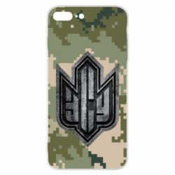 Чехол для iPhone 8 Plus РУССКИЙ ВОЕННЫЙ КОРАБЛЬ ІДІ НА ХУЙ! ВСУ - PrintSalon