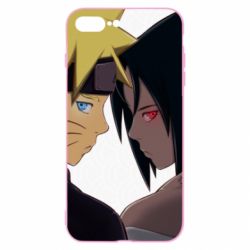 Чохол для iPhone 8 Plus Sasuke with Naruto - PrintSalon