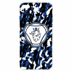 Чохол для iPhone 8 Plus Scania logo and grunge - PrintSalon