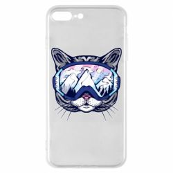 Чехол для iPhone 8 Plus Snowboard Cat - PrintSalon