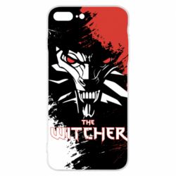 Чехол для iPhone 8 Plus The Witcher Spray Art