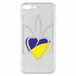 Чехол для iPhone 8 Plus Ukrainian heart - PrintSalon