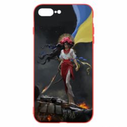 Чохол для iPhone 8 Plus Українка захисниця - PrintSalon