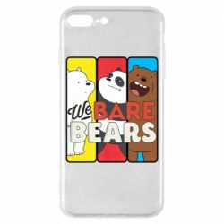 Чехол для iPhone 8 Plus We bare bears collage - PrintSalon