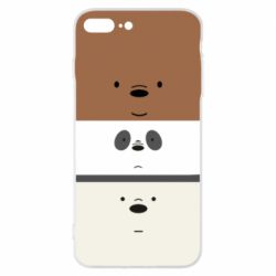 Чохол для iPhone 8 Plus We bare bears ice cream - PrintSalon