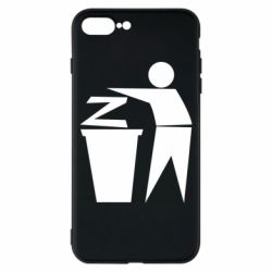 Чехол для iPhone 8 Plus Z is a trash - PrintSalon