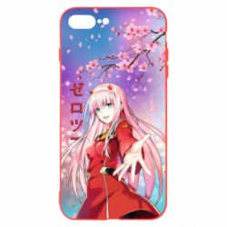 Чехол для iPhone 8 Plus Zero Two Darling In The Franxx - PrintSalon