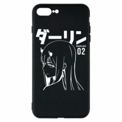 Чехол для iPhone 8 Plus Zero Two Girl - PrintSalon