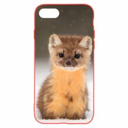 Чехол для iPhone 8 Пушистая куница - PrintSalon