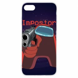 Чохол для iPhone 8 Red With A Gun - PrintSalon