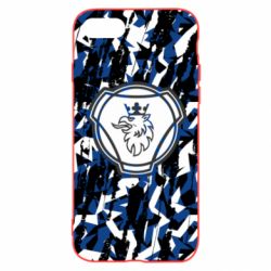 Чохол для iPhone 8 Scania logo and grunge - PrintSalon