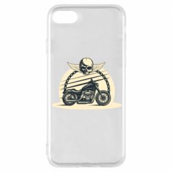 Чехол для iPhone 8 Skull and Bike - PrintSalon