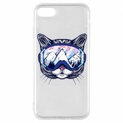 Чехол для iPhone 8 Snowboard Cat - PrintSalon