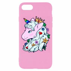 Чехол для iPhone 8 Unicorn Princess - PrintSalon