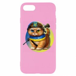 Чехол для iPhone 8 Военный котик - PrintSalon