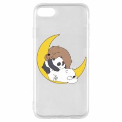 Чехол для iPhone 8 We bare bears sleep - PrintSalon