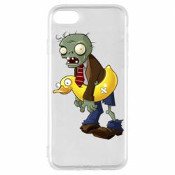 Чехол для iPhone 8 Zombie with a duck - PrintSalon