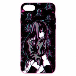 Чохол для iPhone SE 2020 Anime Girl Glitch - PrintSalon
