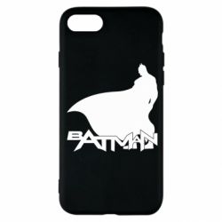 Чохол для iPhone SE 2020 Batman and text - PrintSalon